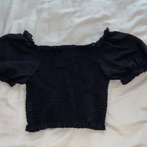 black crop top